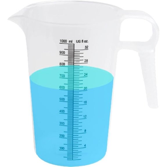 ACCUPOUR 32oz Measuring Pitcher Plastic Multipurpose (1000 mL)