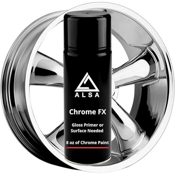 Alsa Chrome Paint with Mirror Finish (Bonus Gloss Basecoat)