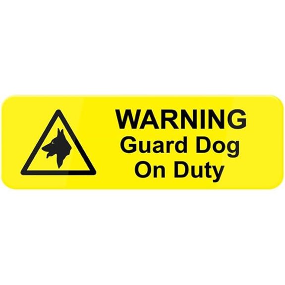 Anti-Climb Paint Sign for House (3 x 8)
