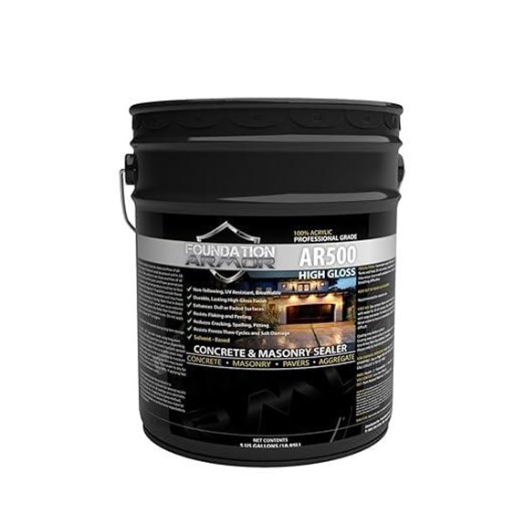Armor AR500 High Gloss Concrete Sealer (5 Gallon)