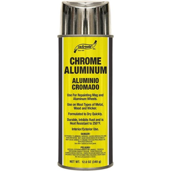 SM Arnold Chrome Aluminum Aerosol Spray Paint 12 Oz