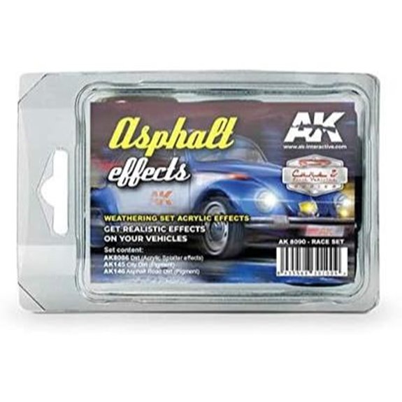 AK-Interactive Asphalt Effects Race Paint Set (3-Pack)