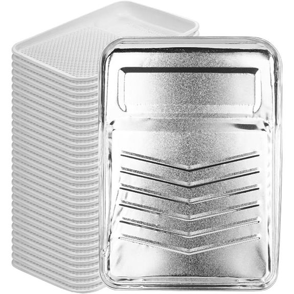 Bates Paint Tray Liner with Metal Tray 31-Piece Set