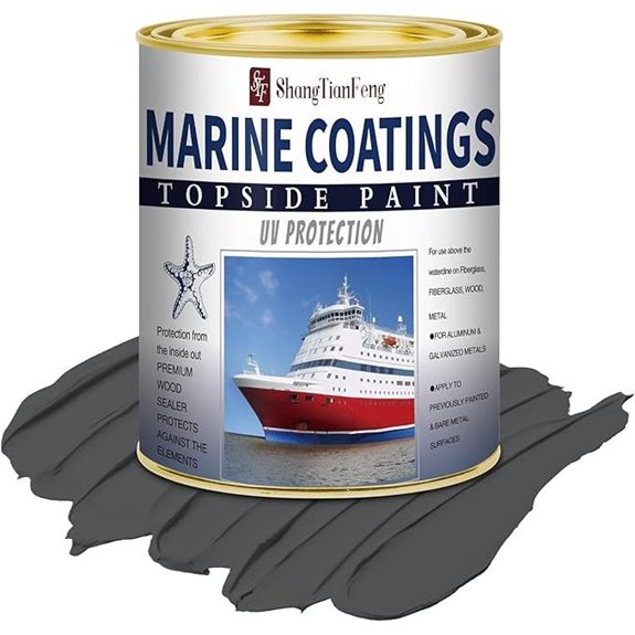 Battleship Grey Marine Topside Paint with Diluent