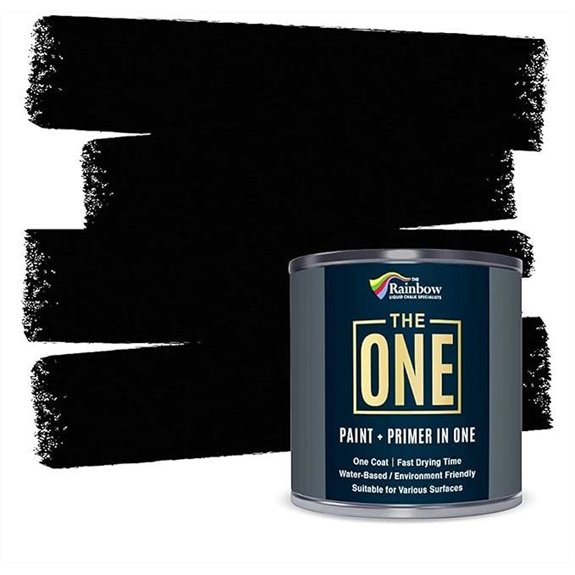 THE ONE Black Matte All-In-One Paint & Primer