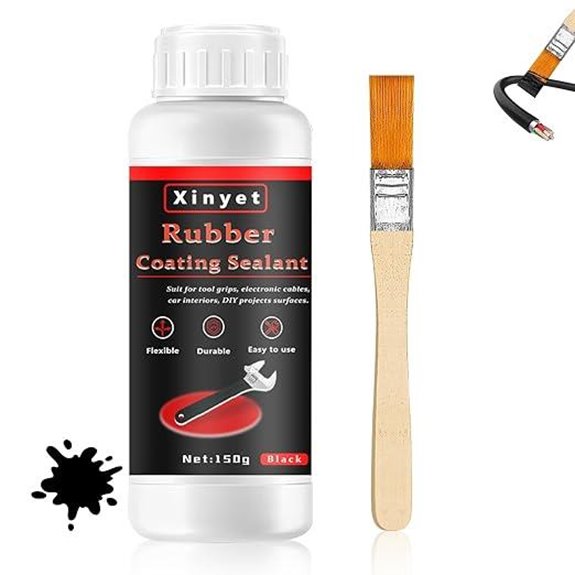 150ml Black Rubber Dip Coating for Tools