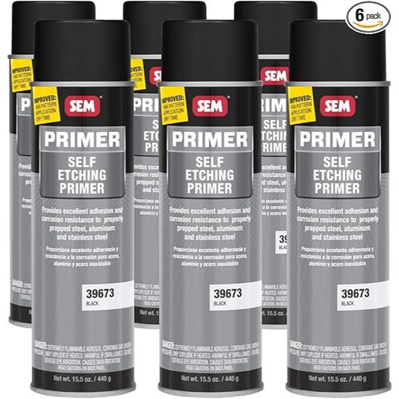 Black Self Etching Primer 15.5 oz. (6/Pack)