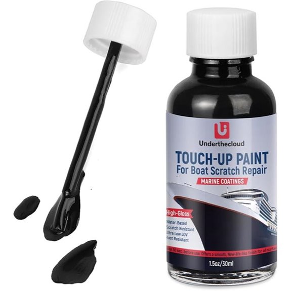 Boat Paint Black Touch Up Pen for Scratches (30ml)