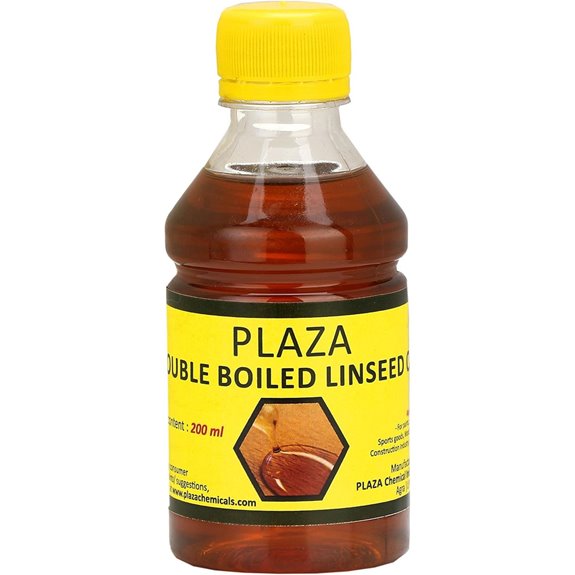 PLAZA Boiled Linseed Oil 200ml for Wood Finishing