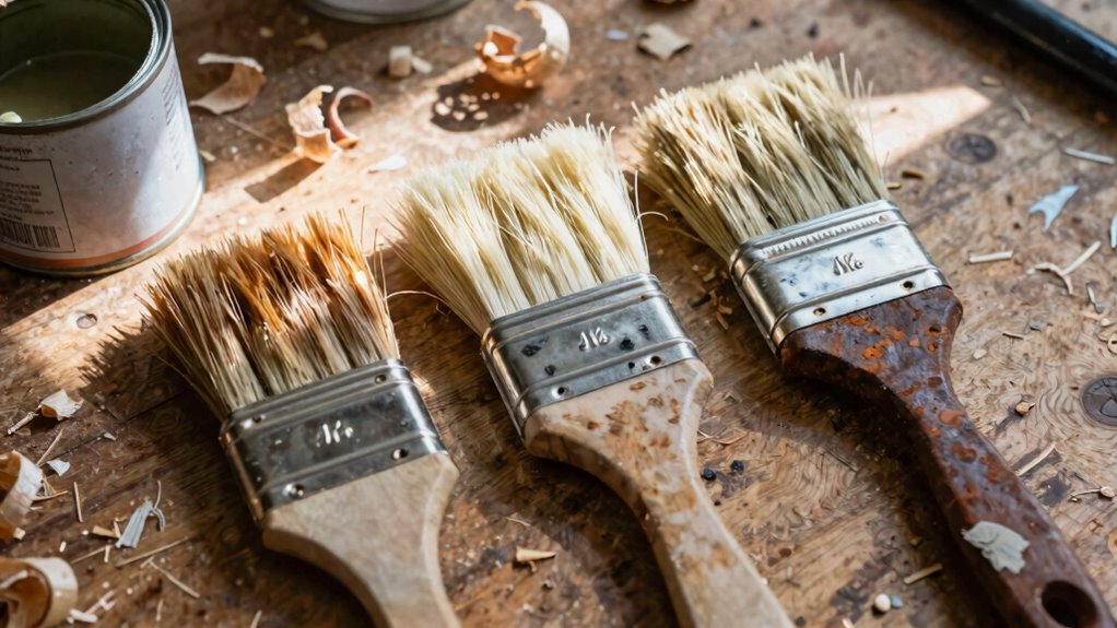 brush selection material size comfort