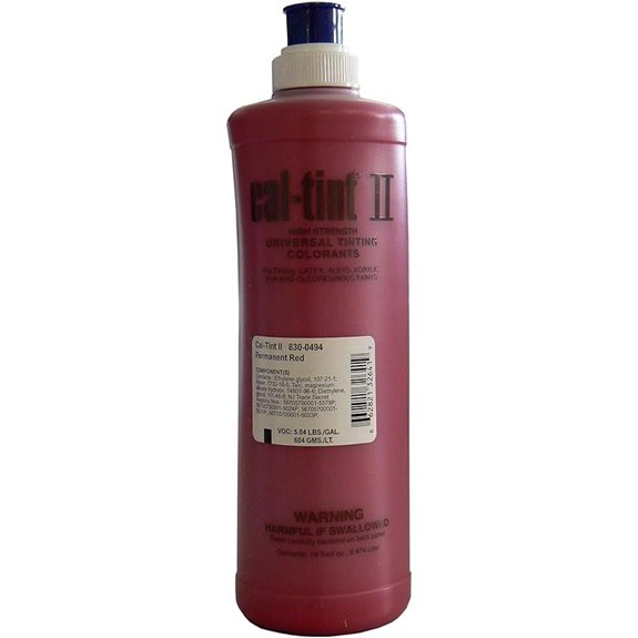 830-494 Cal-Tint II 16-Ounce Colorants Permanent Red