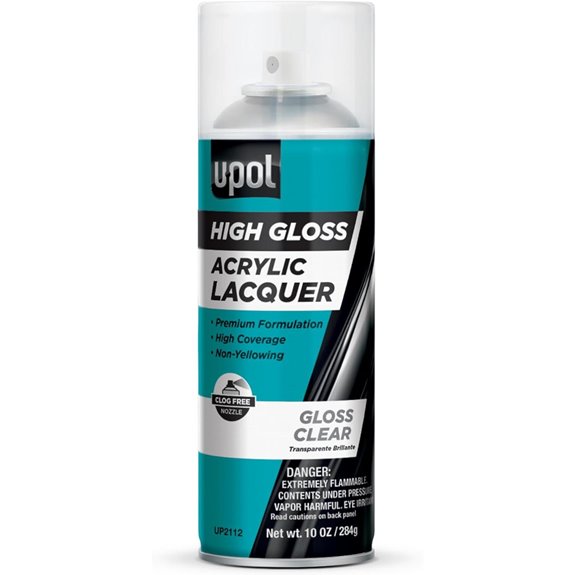 U-POL Gloss Clear Acrylic Lacquer Paint (10 oz)