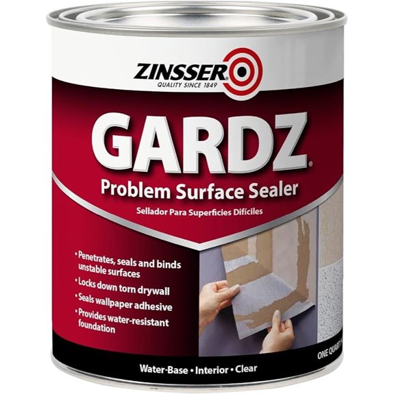 qt Zinsser 02304 Clear Zinsser Gardz Water-Based Problem Surface Sealer