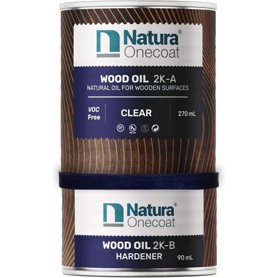 Clear Wood Stain Oil for Interior Furniture & Floor (360ml)