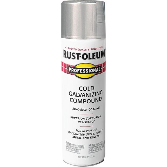 Rust-Oleum 7585838 Cold Gray Professional Galvanizing Compound Spray 20 Oz