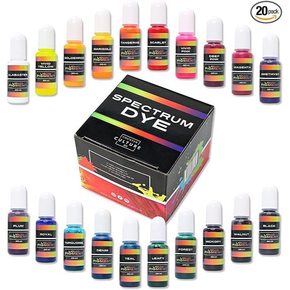 Counter Culture DIY Water Based Dye Resin Pigment (20-Pack)