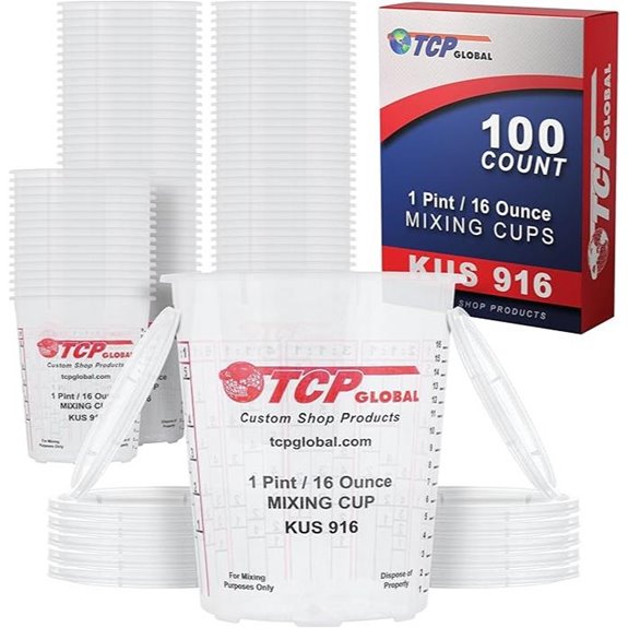 Custom Shop 16-Ounce Paint Mixing Cups (100-Pack)