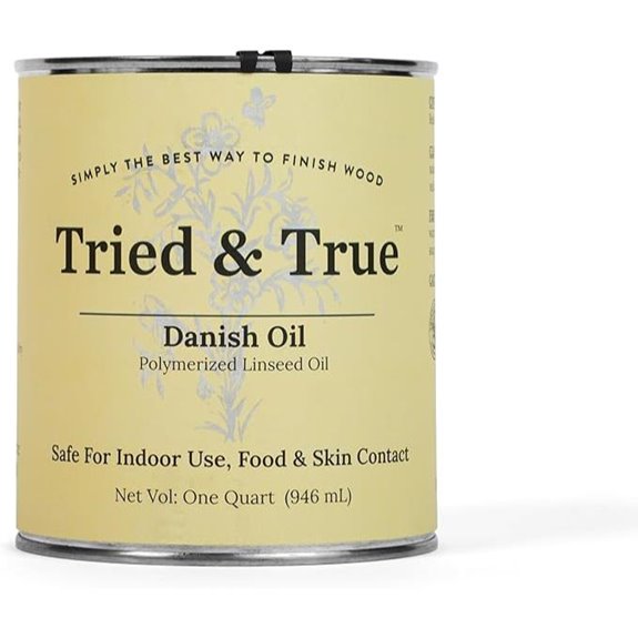 Tried & True Danish Oil Pure Polymerized Linseed Wood Finish Quart