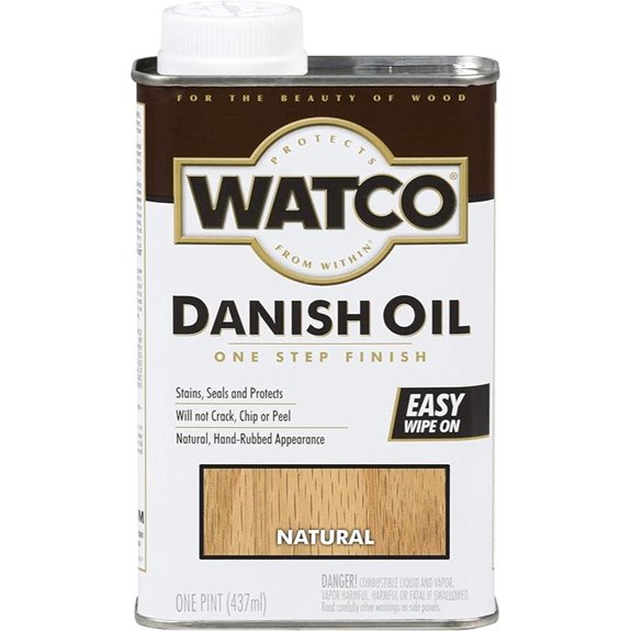Watco 65751 Danish Oil Wood Finish Pint Natural