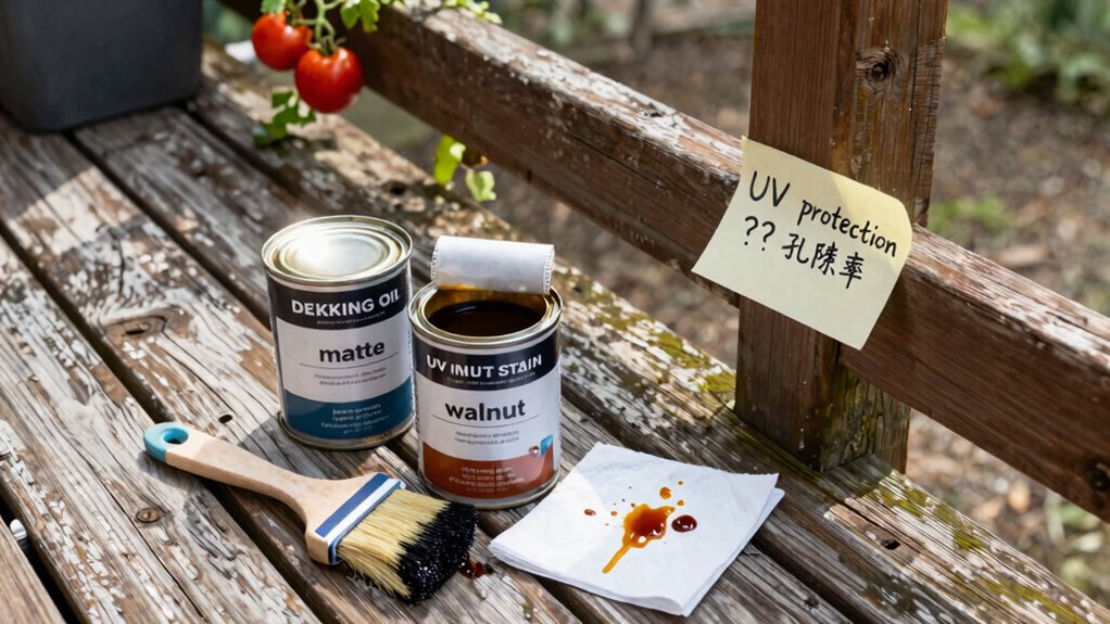 deck oil selection criteria