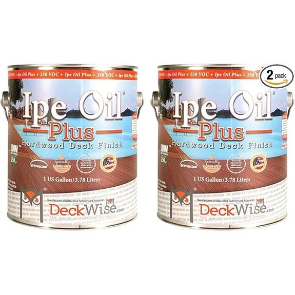 DeckWise Ipe Oil Plus Hardwood Deck Finish (2-Pack)