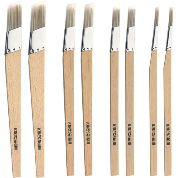 Trim Paint Brushes Set of 8 for Detail Work