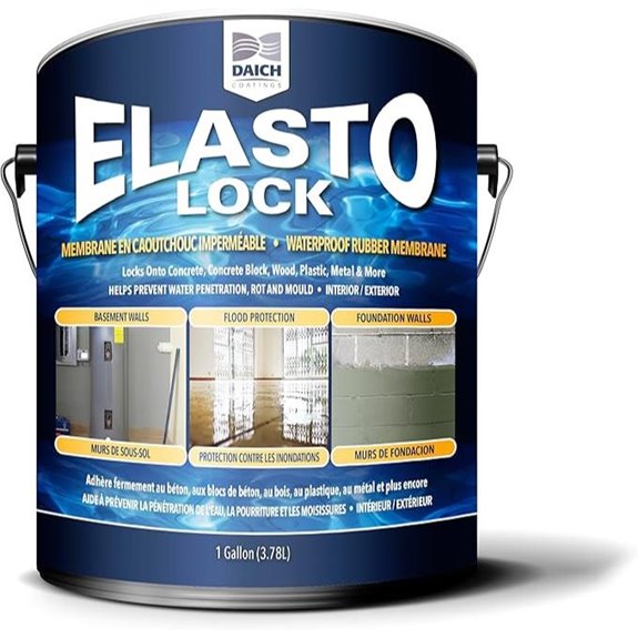 Elastolock Exterior Rubber Membrane Waterproof Coating (1 Gal)