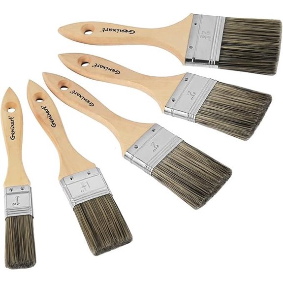 Double Thick Chip Paint Brush Set (5-Pack)