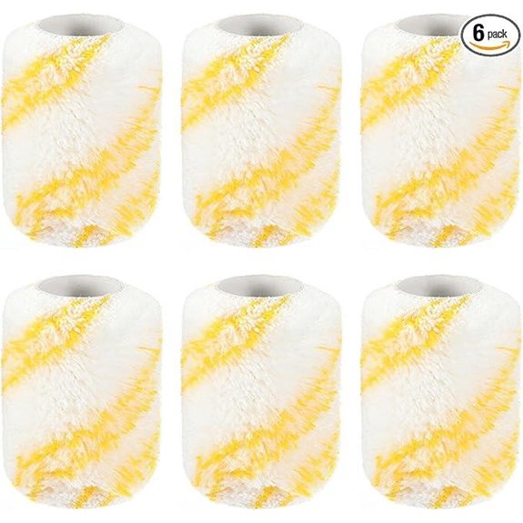 uxcell 4 Inch Paint Rolling Covers 6 Pieces
