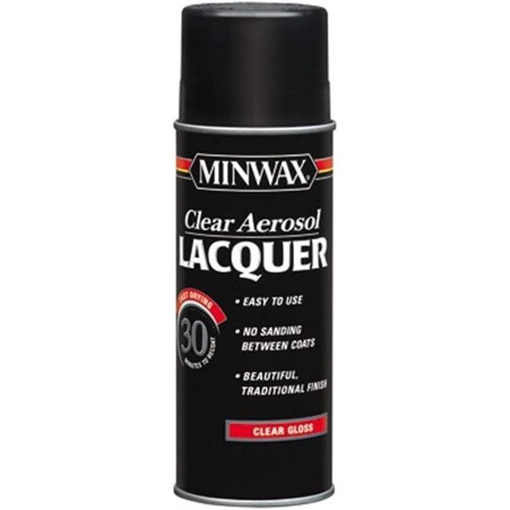 Minwax 15200 Gloss Brushing Lacquer Spray Clear 12.25-Ounce