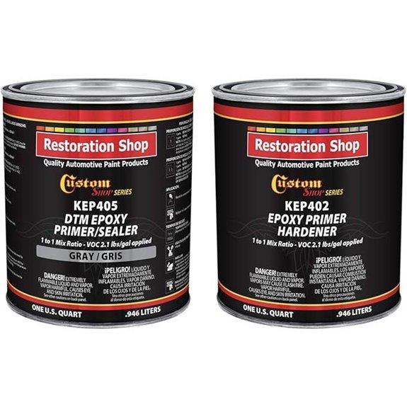 Gray Epoxy Primer/Sealer 2.1 VOC (1/2 Gallon Kit)