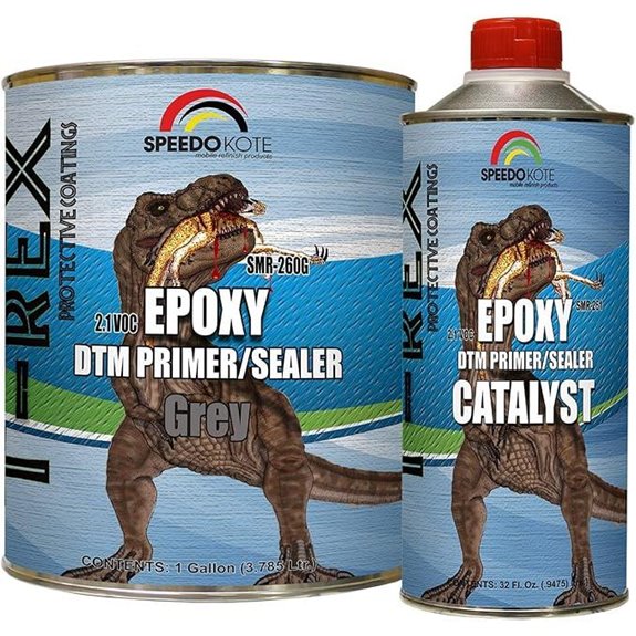 Speedokote Epoxy DTM Primer & Sealer Gray Gallon Kit