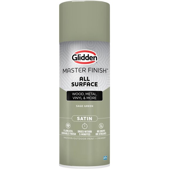 Glidden Master Finish Green Sage Spray Paint & Primer