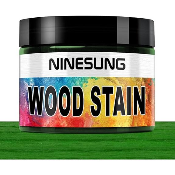 Green Wood Stain for Indoor and Outdoor Furniture (2 Oz)