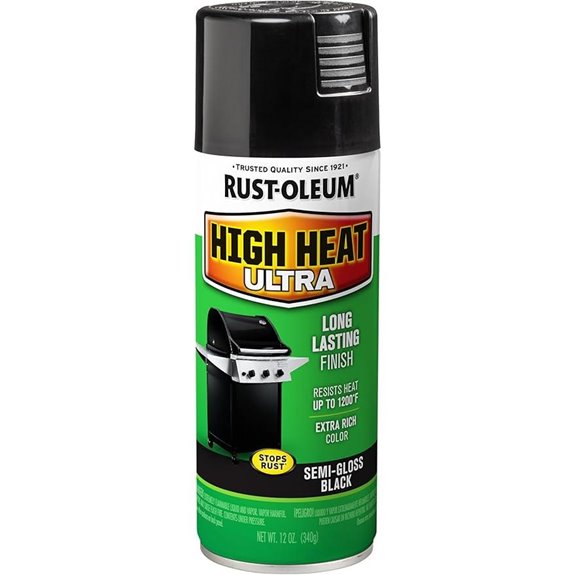 Rust-Oleum 241169 High Heat Ultra Spray Paint 12 oz Black