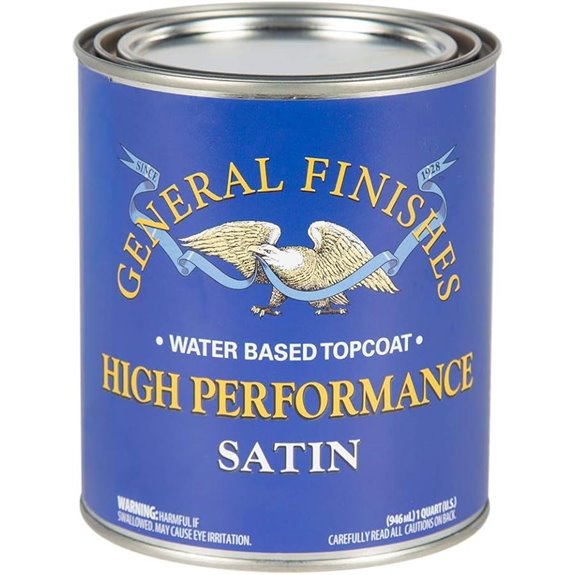 General Finishes High Performance Water Based Topcoat 1 Quart Satin