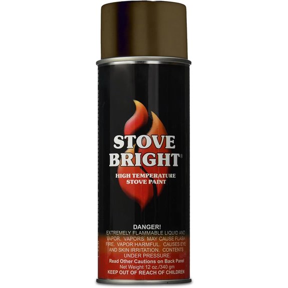 Stove Bright High Temp Spray Paint - Honeyglo Brown (8121)