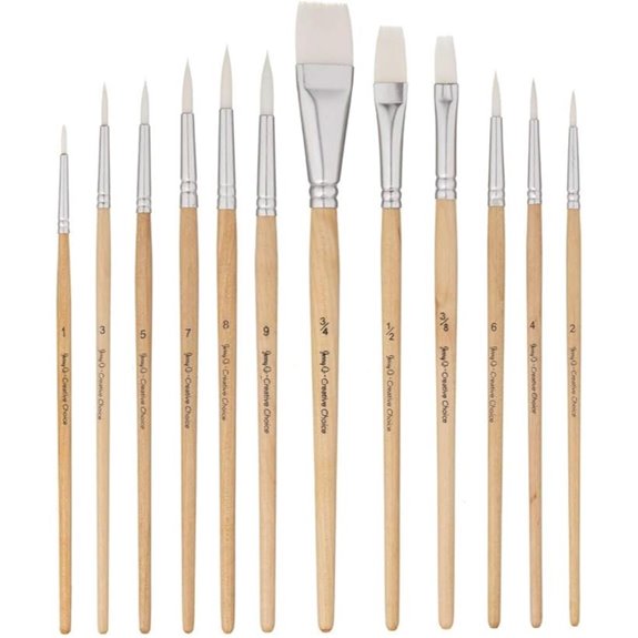 Jerry Q Art Paint Brush Set 12 PC JQ17931