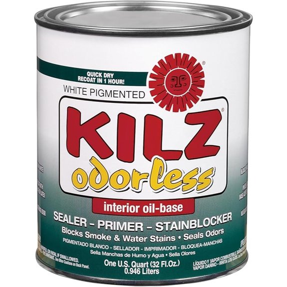 10042 Kilz Odorless Interior Oil Based Sealer Primer & Stainblock 1 Quart