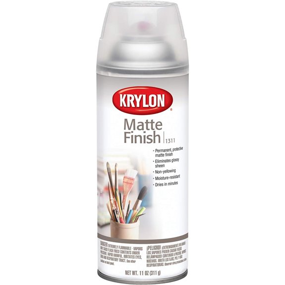 Krylon Clear Matte Finishing Spray Paint Coating 11 oz Matte Finish