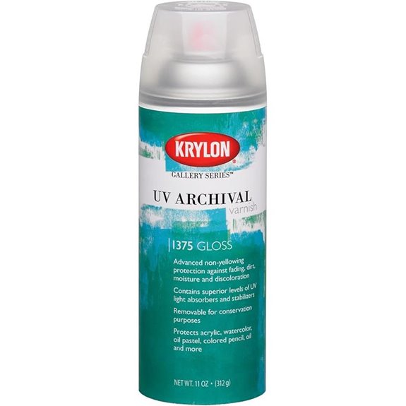 Krylon Gallery Series UV Archival Varnish Spray Gloss 11oz