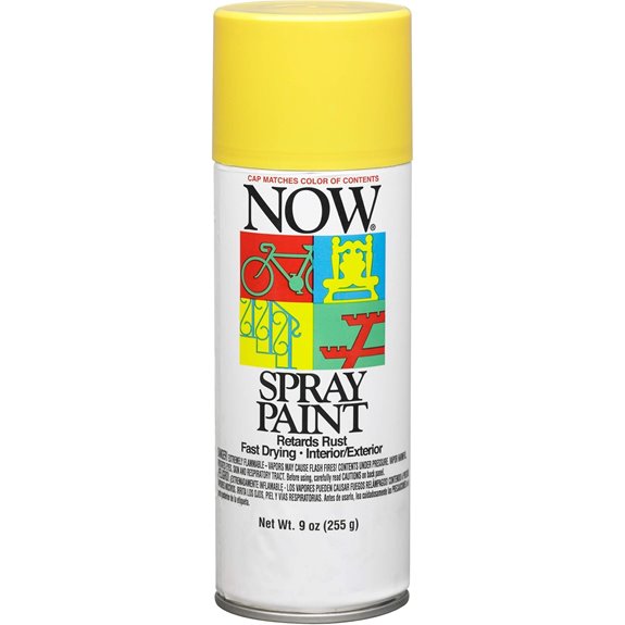 Krylon NOW Spray Paint Gloss Yellow 9 oz