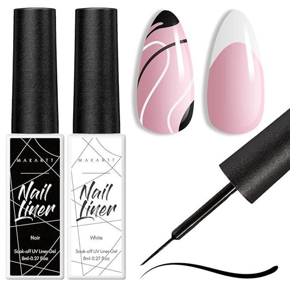 Makartt Gel Nail Polish Liner Set (2 Colors)