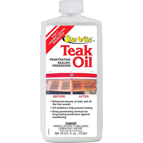 STAR BRITE Marine Grade Teak Oil for Wood