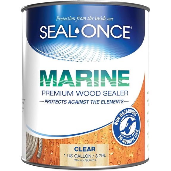 SEAL-ONCE MARINE 1 Gallon Wood Sealer Waterproofer & Stain