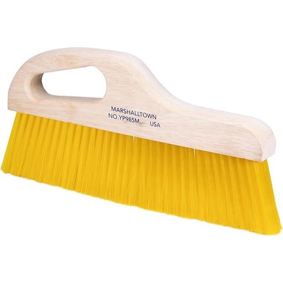 Marshalltown 3 Yellow Poly Bristle Concrete Finishing Brush
