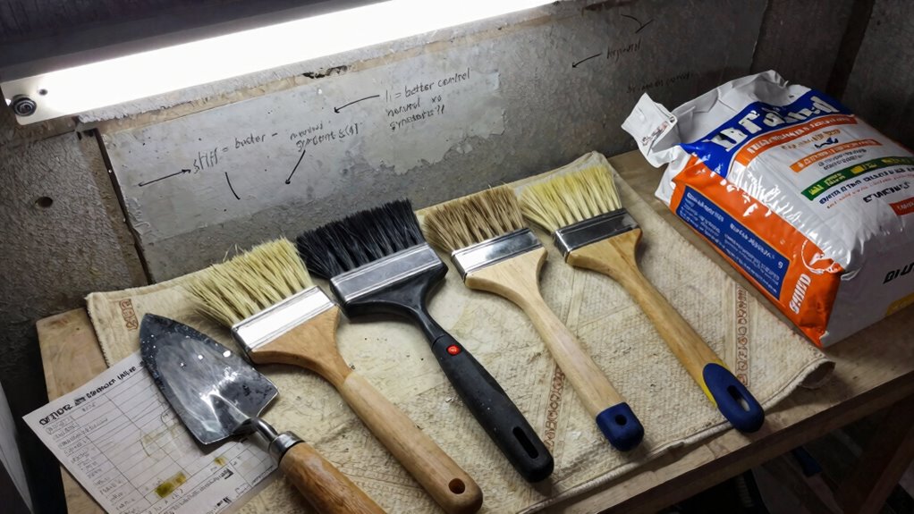 masonry brush selection criteria