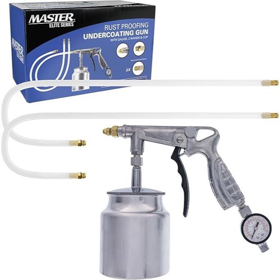 Master Elite Undercoating Spray Gun with Extension Wands