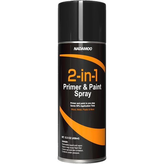 NADAMOO Matte Black Multi-Surface Spray Paint - 1 Can