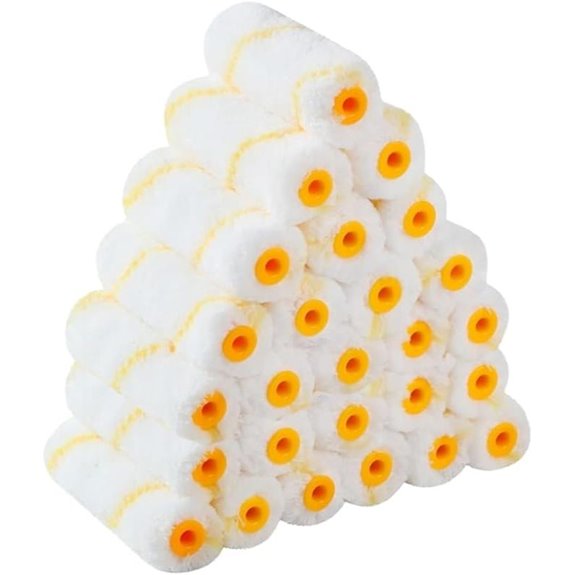 Pro Grade 4 Mini Paint Roller Cover Set (25-Pack)